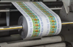 Premium packaging finishing details including foil, embossing, and label application